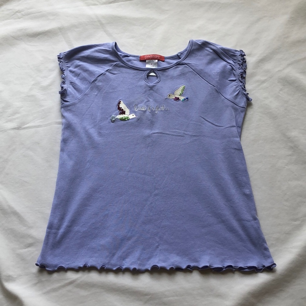 Gymboree lavender shirt